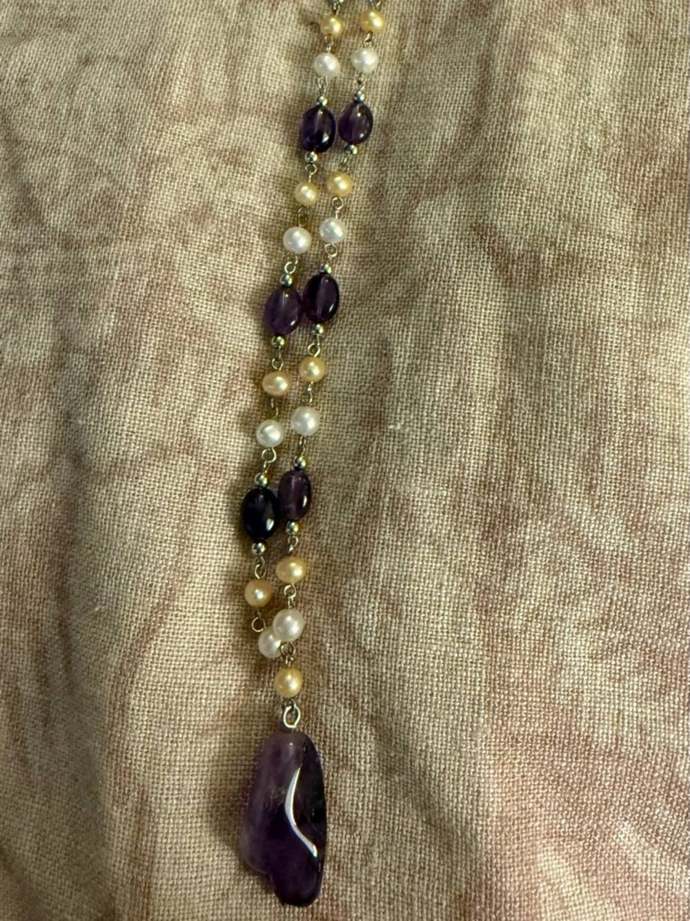 Sterling silver and Gemstone necklace